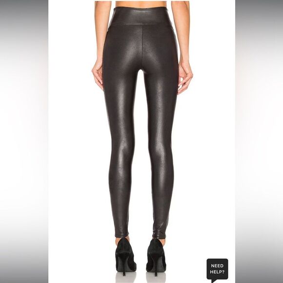 Spanx By Sara Blakely Faux Leather High Waisted Leggings - Picture 4 of 12